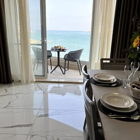 Xemxija 2bed Seafront - Fl 1 By Homely Apartment St. Paul's Bay